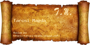 Tarcsi Magda névjegykártya